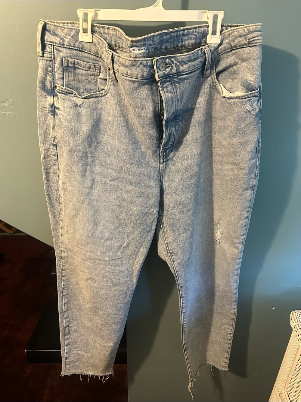Old Navy Light Blue Straight Leg Women's Jeans